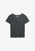 Superdry & Co SUPERDRY STUDIOS SLUB EMBROIDERED T-SHIRT.. - Basic T-shirt - navy optic stripe
