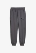 Puma PUMA SPORT RELAXED STREET GRAPHIC FLEECE JOGGINGHOSE - Tracksuit bottoms - moody gray
