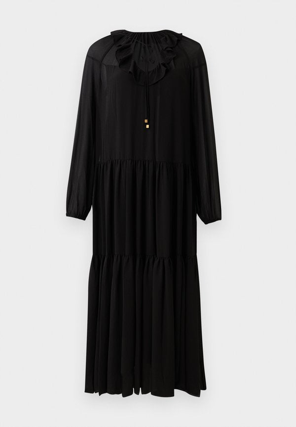 MICHAEL Michael Kors RUFFLE NECK MAXI DRESS