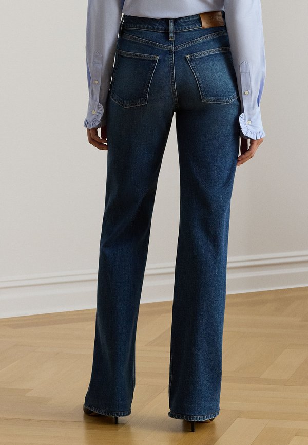 Lauren Ralph Lauren HIGH-RISE STRAIGHT WIDE-LEG JEAN