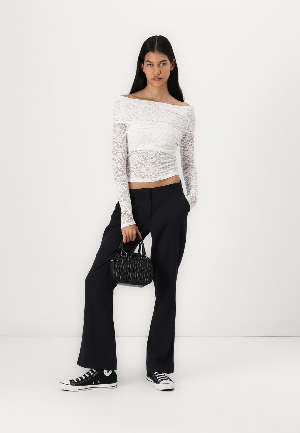 Abercrombie & Fitch Curve Love Low Rise Tailored Boot Pant