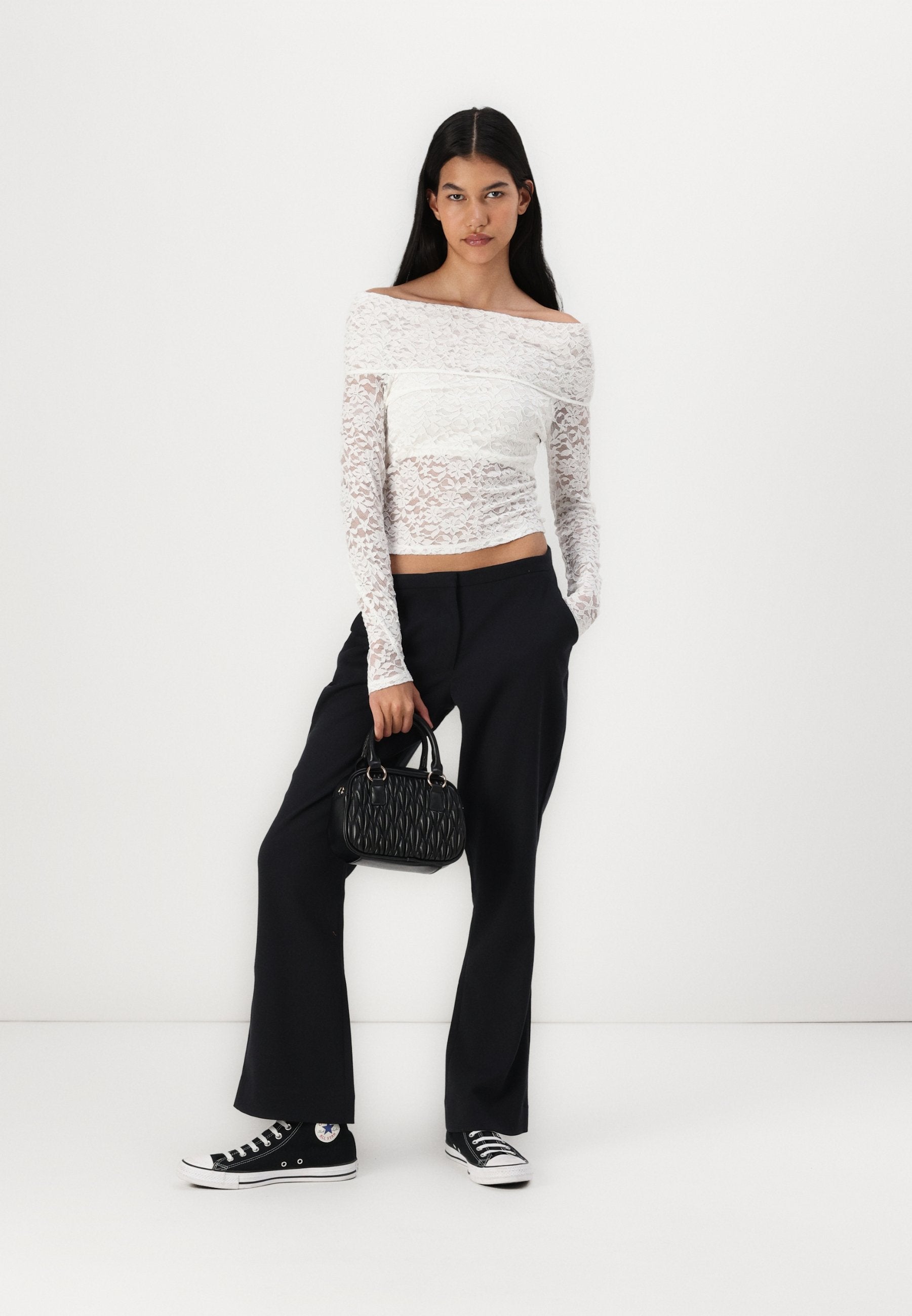 Abercrombie & Fitch Curve Love Low Rise Tailored Boot Pant