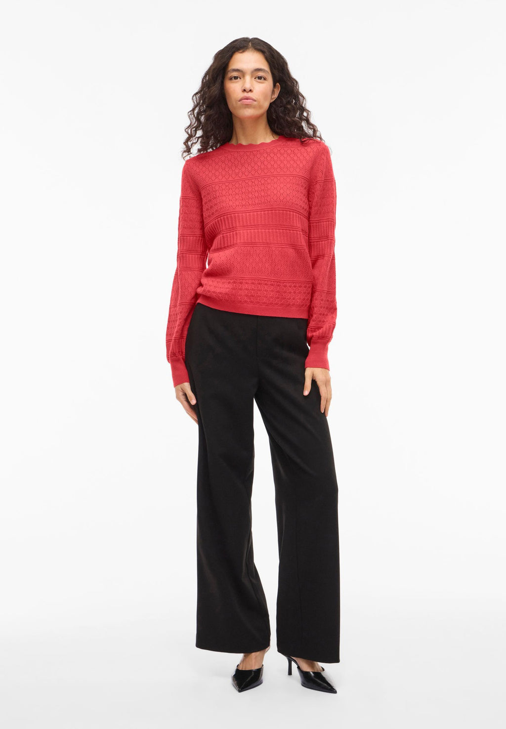VILA Knitted VIMILOS Pointelle