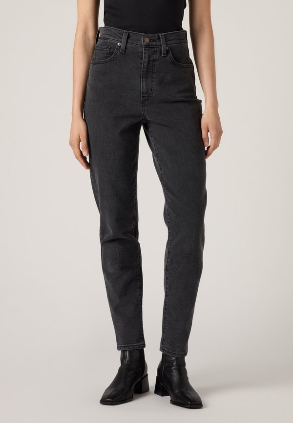 Levi's® HIGH WAIST MOM JEAN - Mom Jeans - black denim
