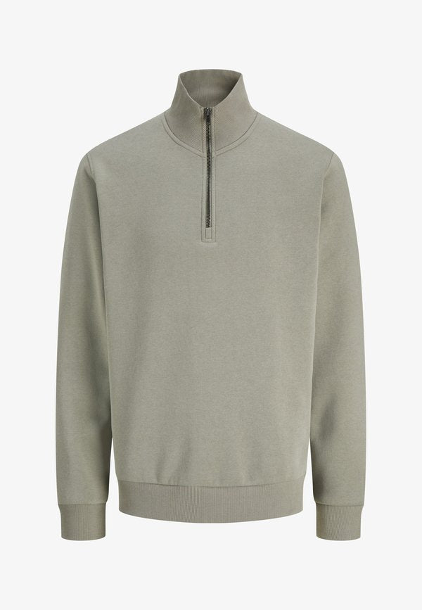 Jack & Jones JJEBRADLEY SWEAT HALF ZIP NOOS - Sweatshirt - vetiver