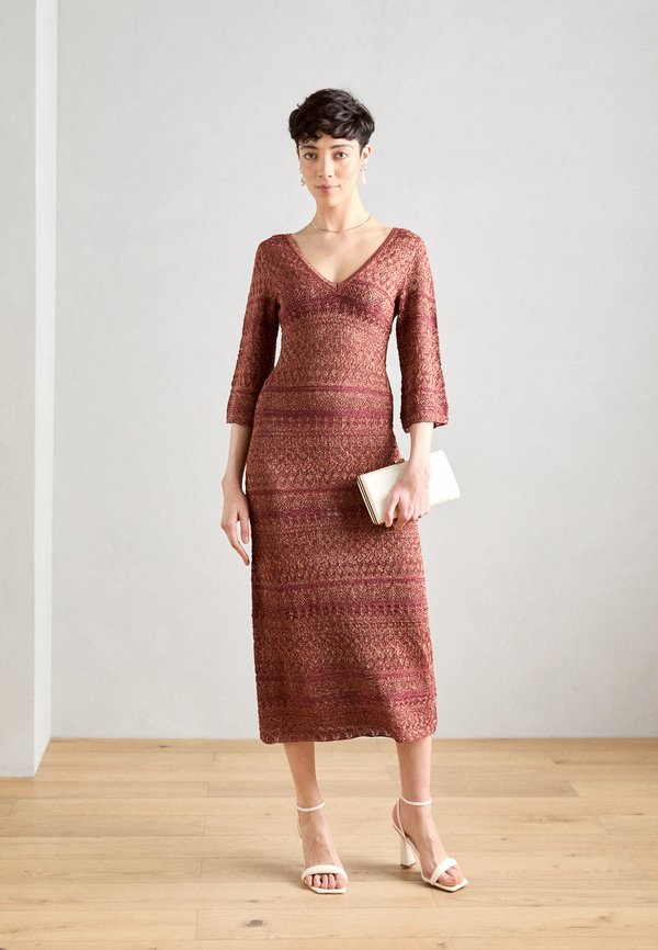 Scotch & Soda METALLIC POINTELLE DRESS