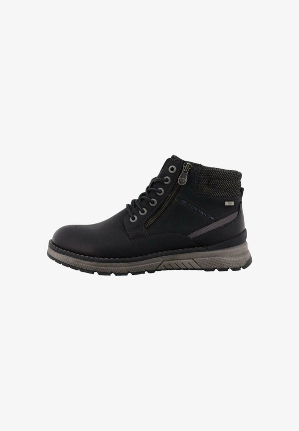 TOM TAILOR Lace-up ankle boots - black