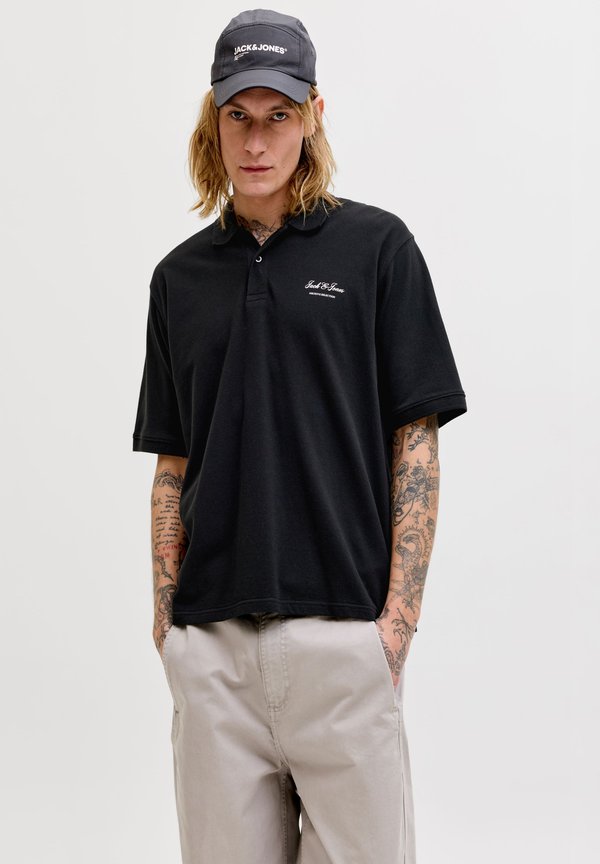 Jack & Jones JJEARCHIVE GRAPHIC - Polo shirt - black