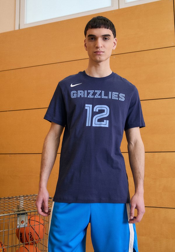 Nike Performance NBA JA MORANT MEMPHIS GRIZZLIES NAME & NUMBER TEE - Club wear - college navy