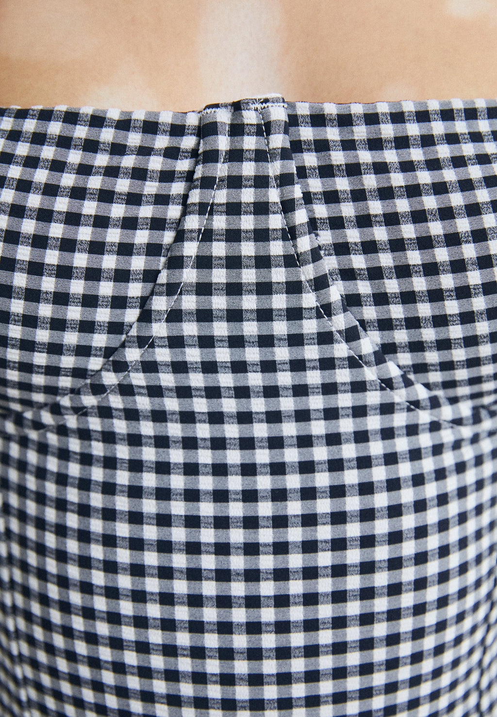 Good American GINGHAM SQUARE NECK SUPPORT ONE PIECE