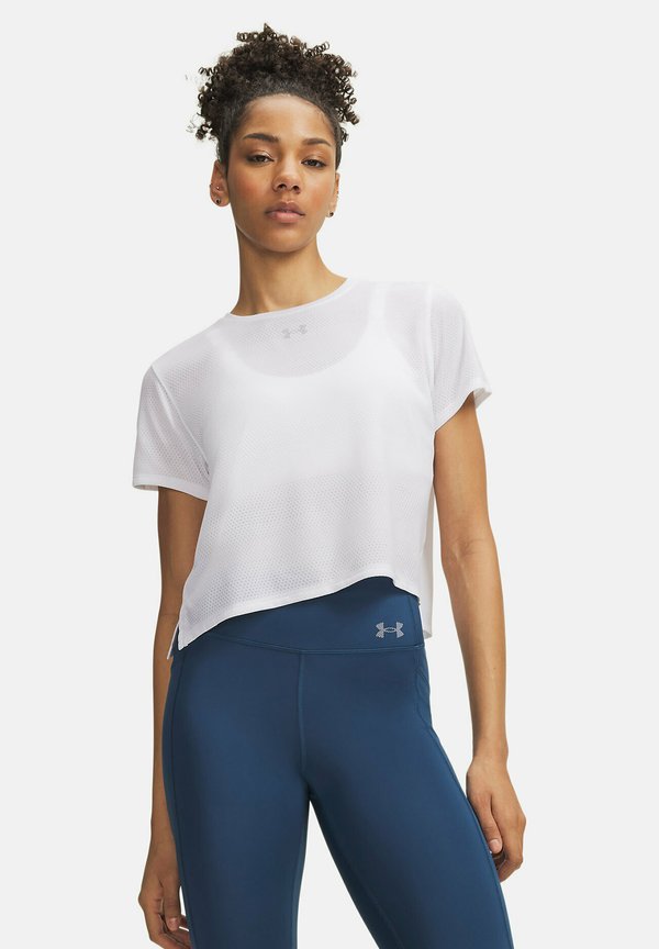 Under Armour VELOCITI - Sports T-shirt - white
