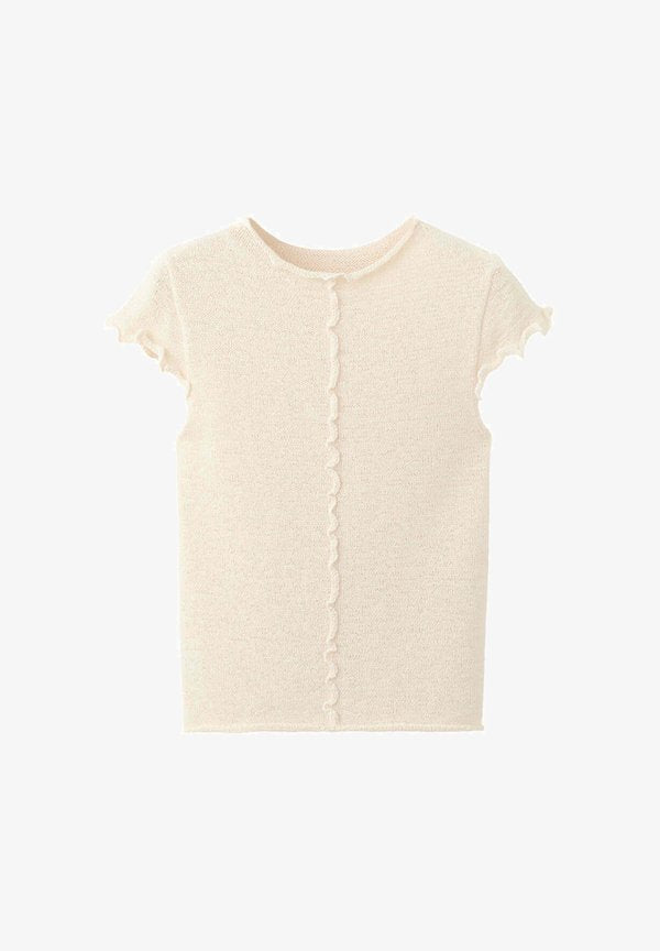 Mango ADULT - Print T-shirt - sand