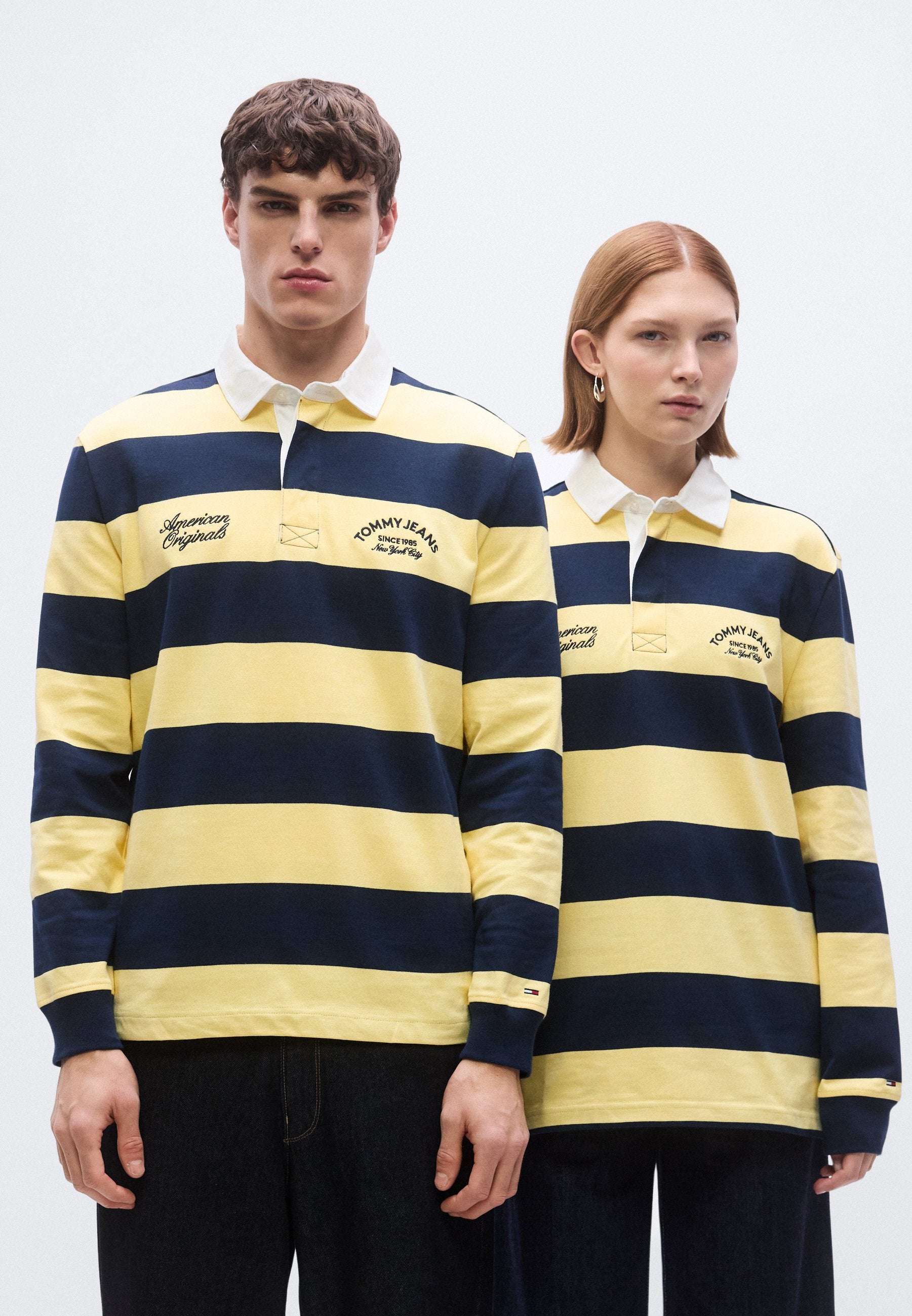 Tommy Jeans STRIPE RELAXED RUGBY SHIRT