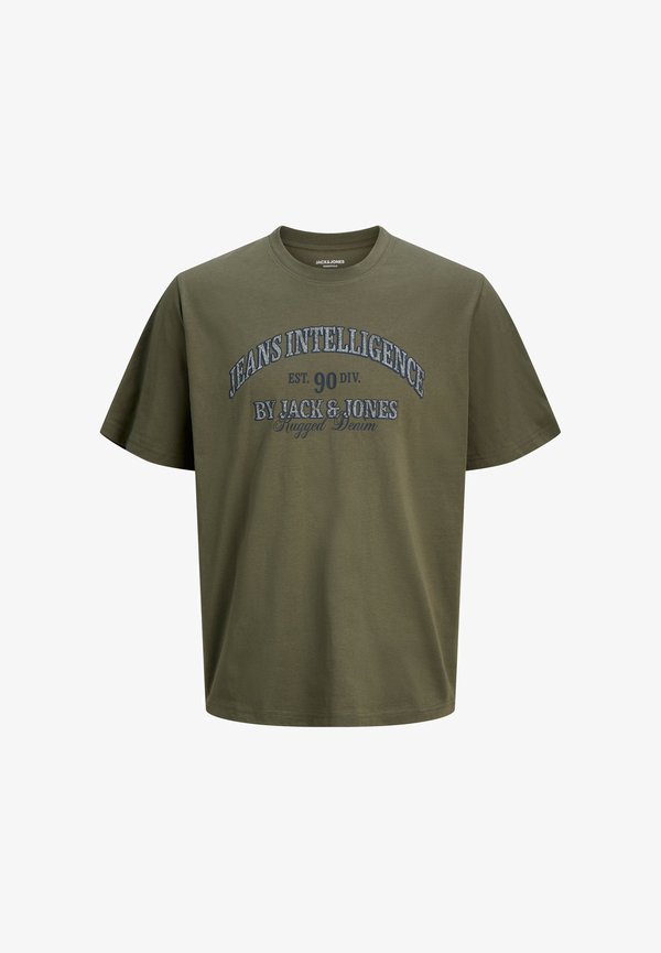 Jack & Jones T- - Print T-shirt - dusty olive