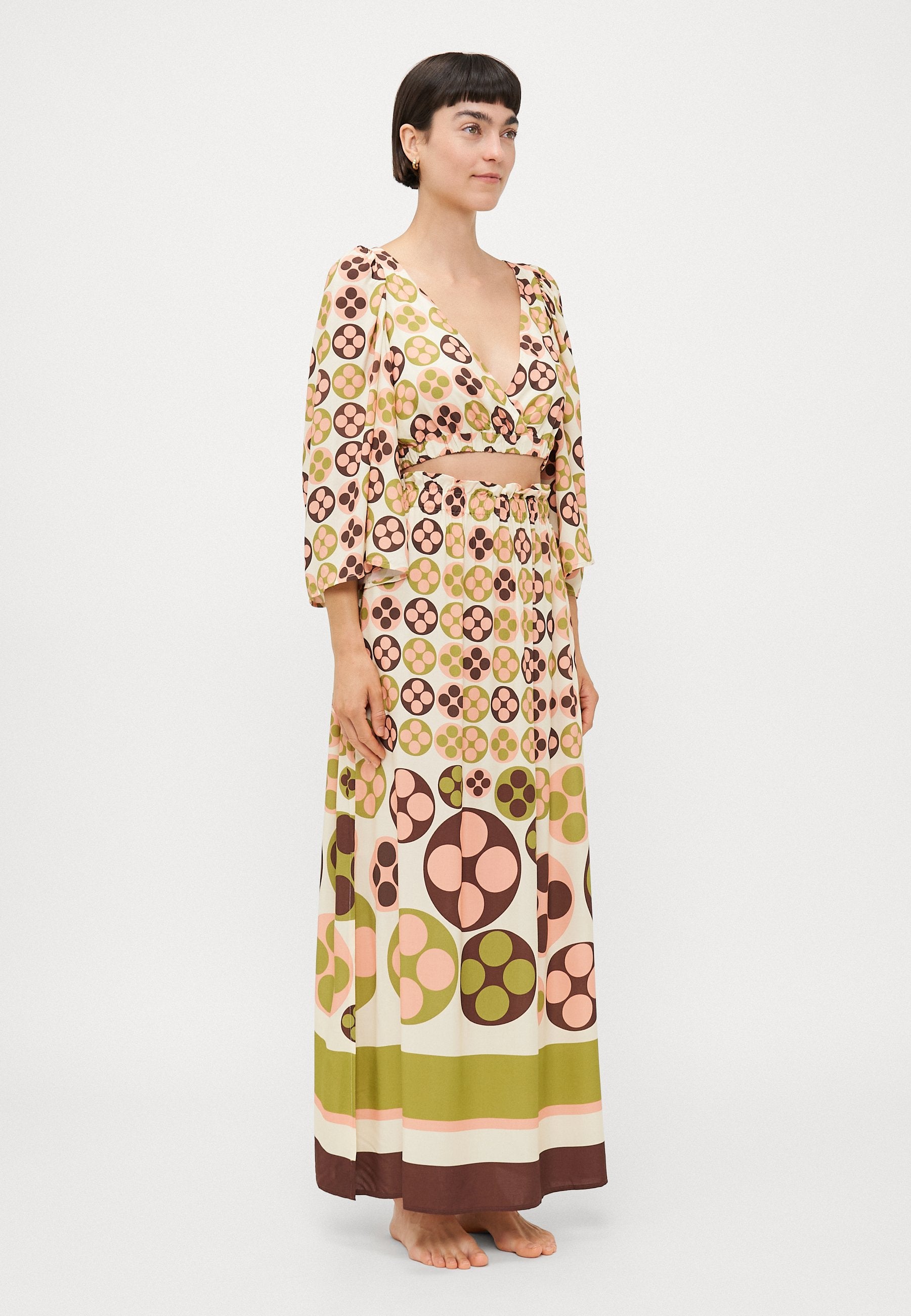 ADRIANA DEGREAS GIARDINO SKIRT SET