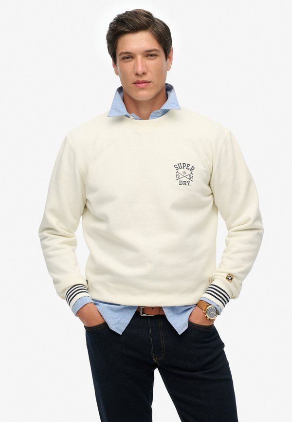 Superdry & Co ATHLETIC CLUB CREW - Sweatshirt - off white