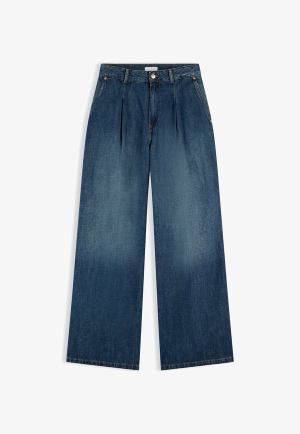 Tommy Hilfiger WIDE LEG - Wide Leg - cam mid