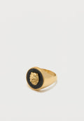 Guess LION COIN - Ring - yellow gold-coloured/black