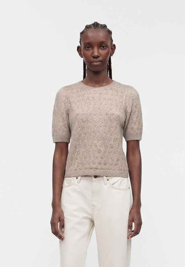 Vero Moda Print T-shirt - beige