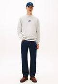 Tommy Jeans MOUNTAIN LOGO EMBROIDERY TERRY SWEATSHIRT