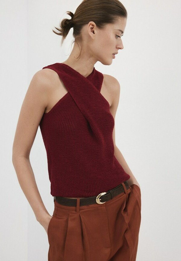 Mango Top - bordeaux