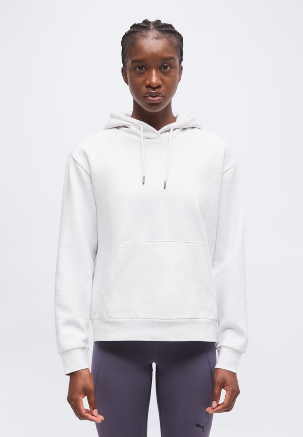 Puma CLASS STANDARD HOODIE - Hoodie - white glow heather