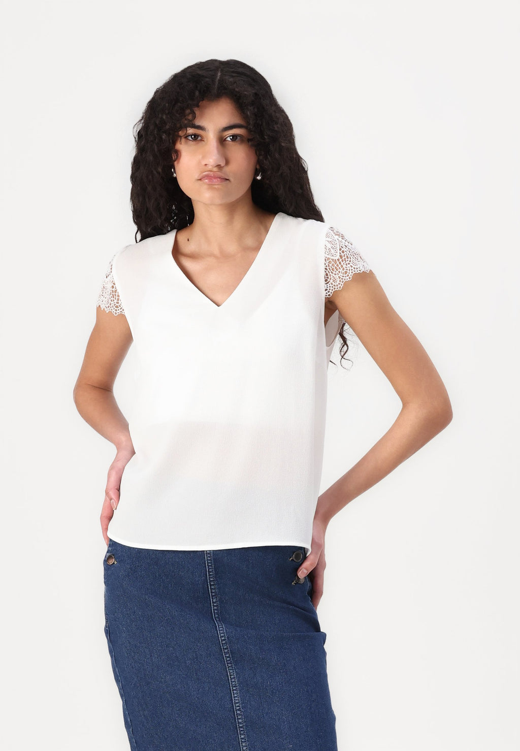 ONLY ONLHUSH BUTTON MIDI SKIRT