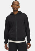 Under Armour RIVAL LIGHTWEIGHT - Zip-up sweatshirt - black