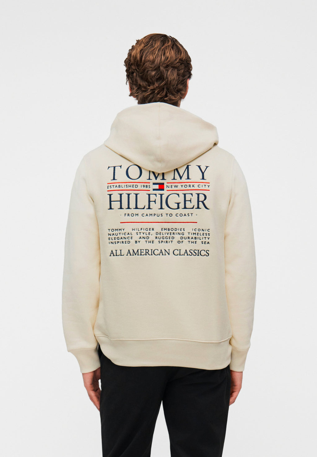 HERITAGE LOGO EMBROIDERY DRAWSTRING HOODY Media 3