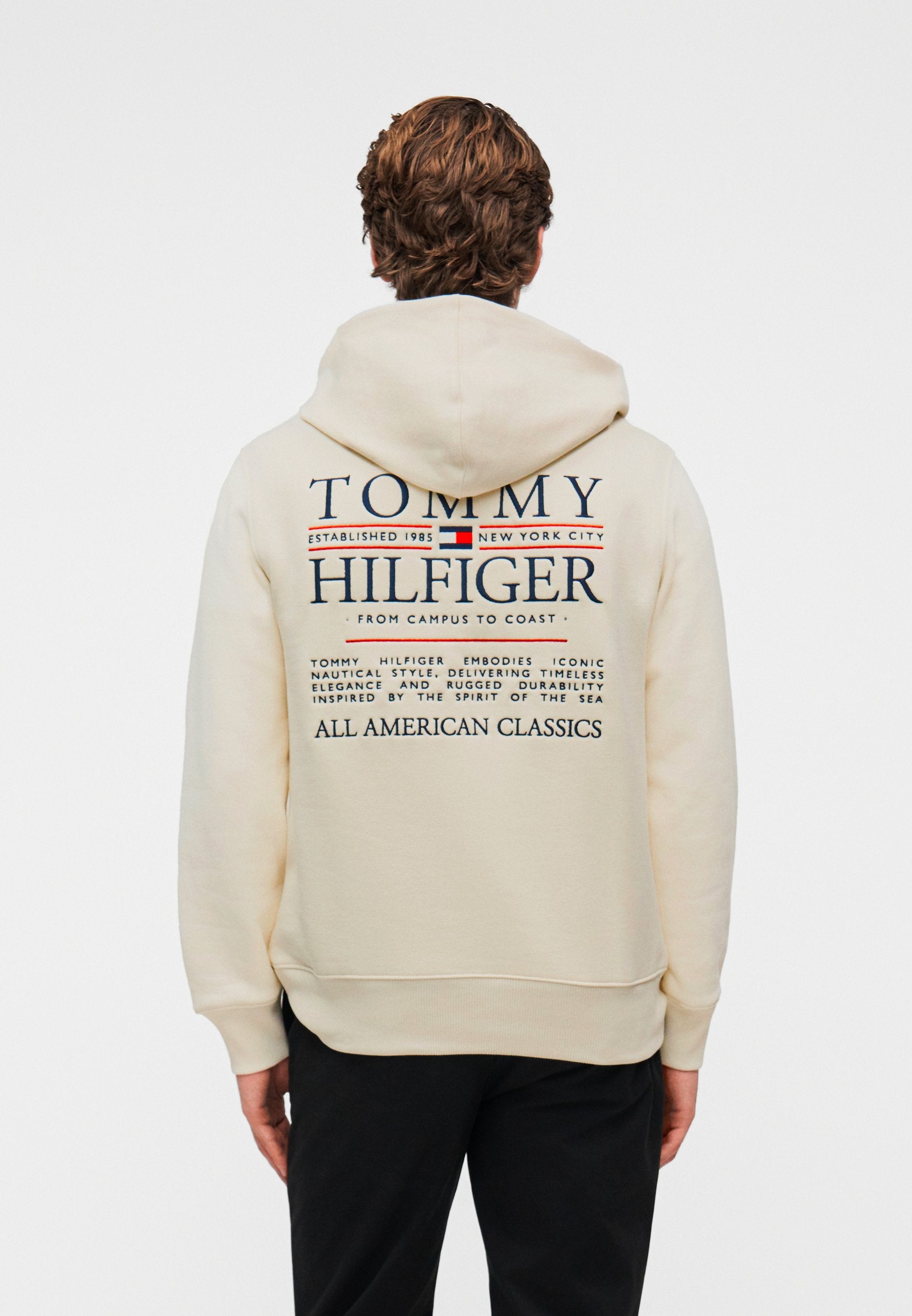 HERITAGE LOGO EMBROIDERY DRAWSTRING HOODY Media 3