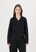 7 for all mankind COLLARLESS JACKET THUNDER