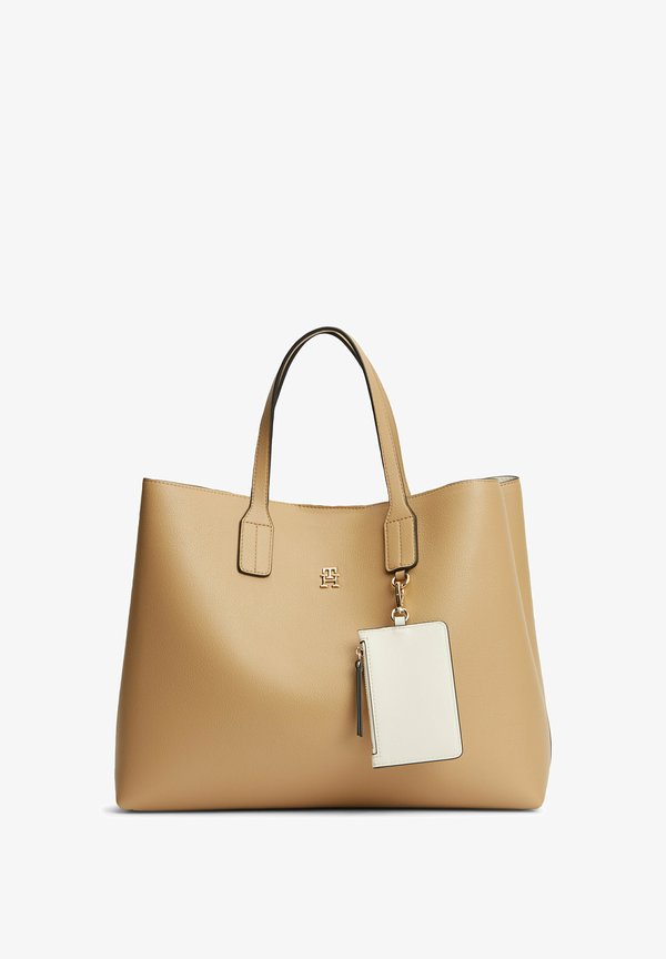 Tommy Hilfiger TH ICON SATCHEL - Handbag - classic khaki