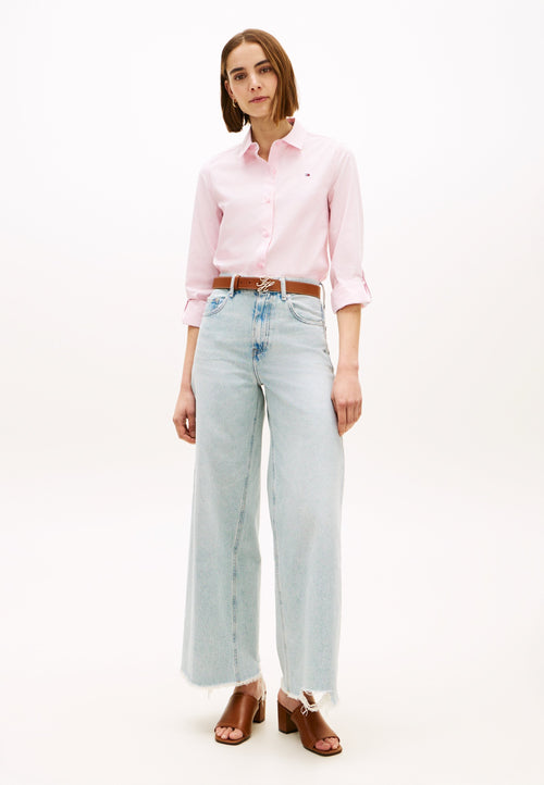 70S HIGH RISE WIDE LEG JEANS Media 2