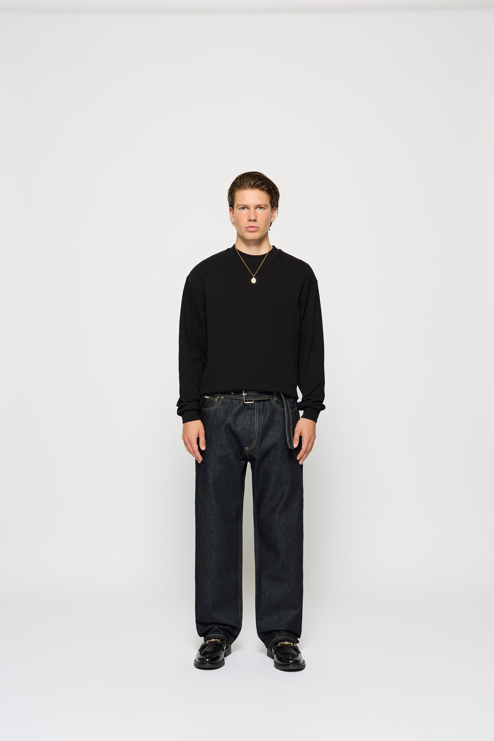 EIGHTYFIVE BELTED DENIM UNISEX