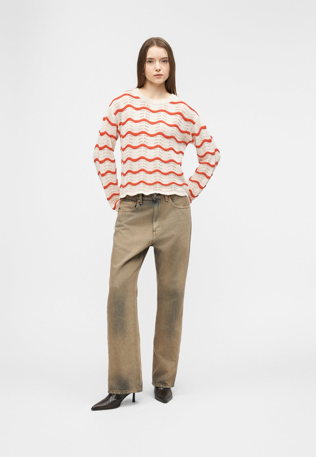 VILA Knitted VIWAVE Round neck