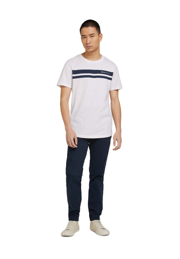 TOM TAILOR 2 PACK - Print T-shirt - weiß