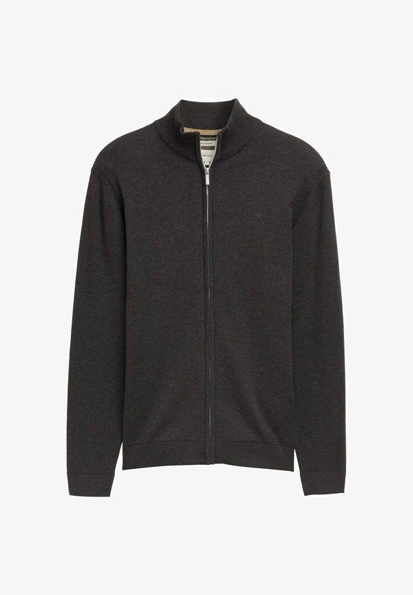 TOM TAILOR Cardigan - black/grey melange
