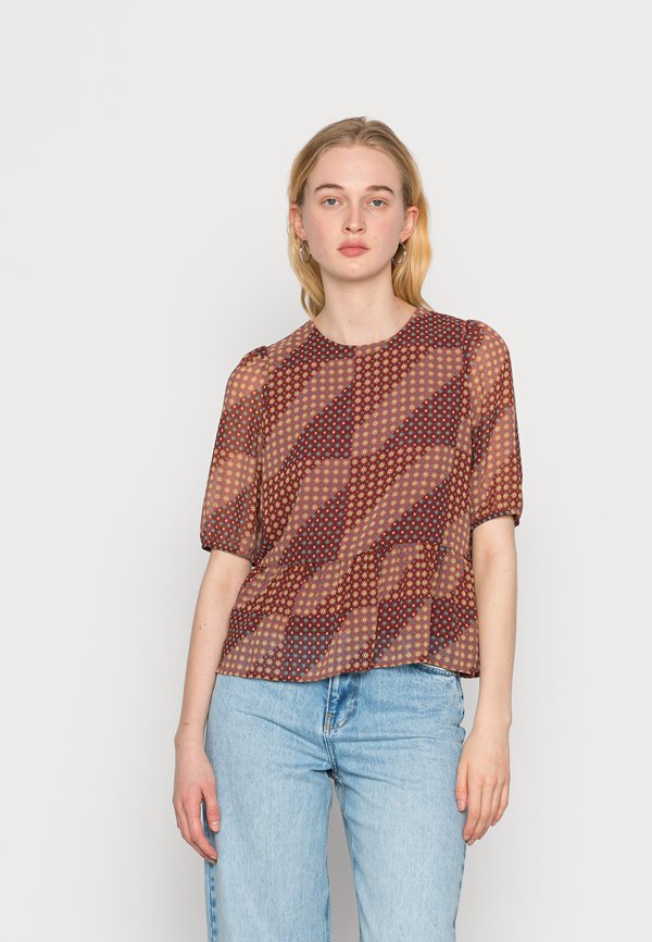 Vero Moda VMNATASHA PATCHWORK 2/4 BLOUSE