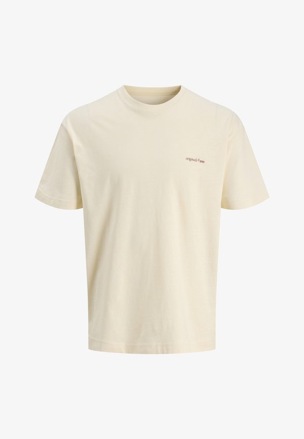 Jack & Jones JORMONTAUK GRAPHIC TEE - Print T-shirt - antique white
