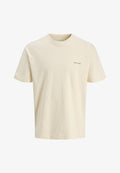 Jack & Jones JORMONTAUK GRAPHIC TEE - Print T-shirt - antique white