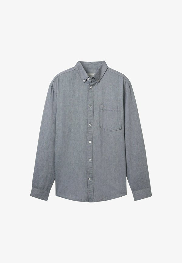 TOM TAILOR OXFORD - Shirt - navy chambray
