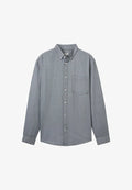 TOM TAILOR OXFORD - Shirt - navy chambray