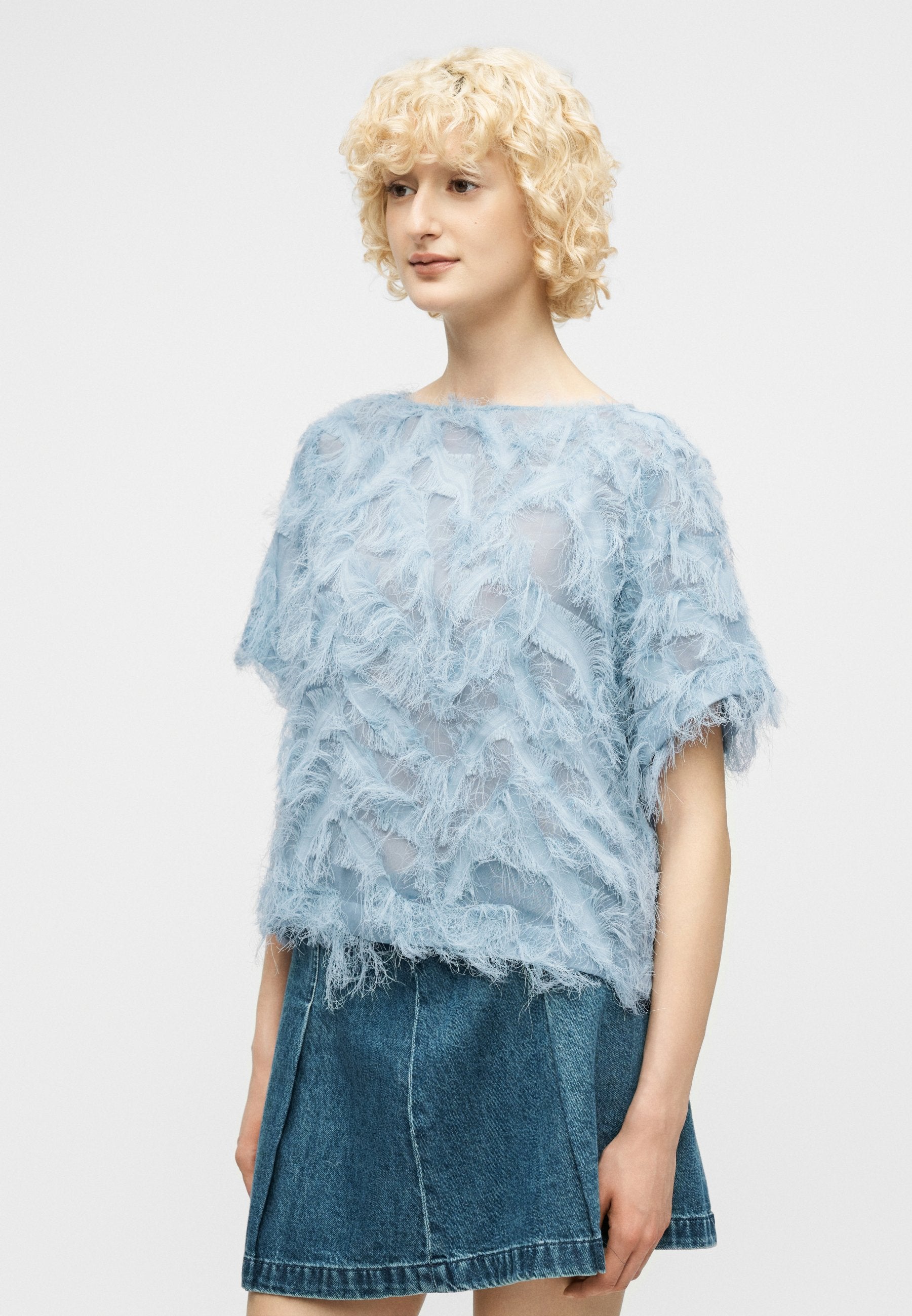 Selected Boat neck