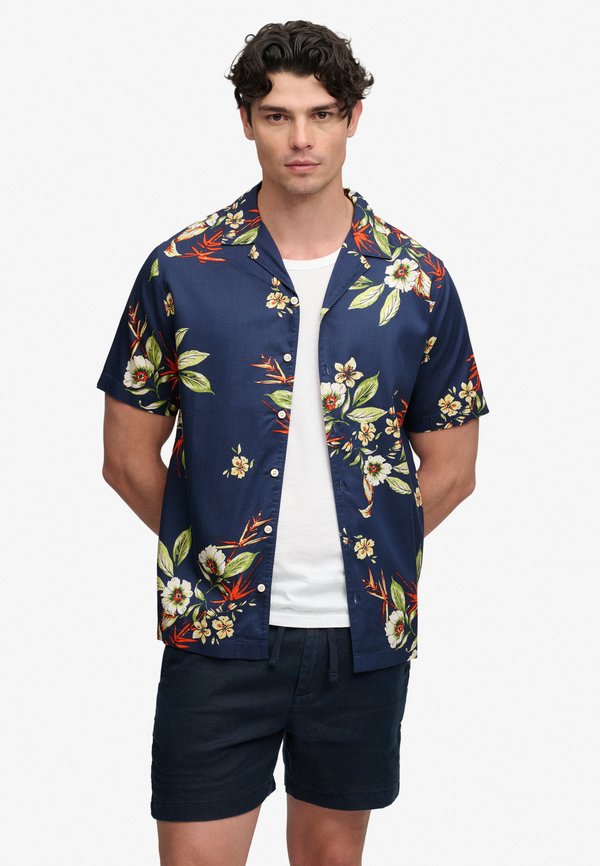 Superdry & Co SUPERDRY & CO - Shirt - cabana navy