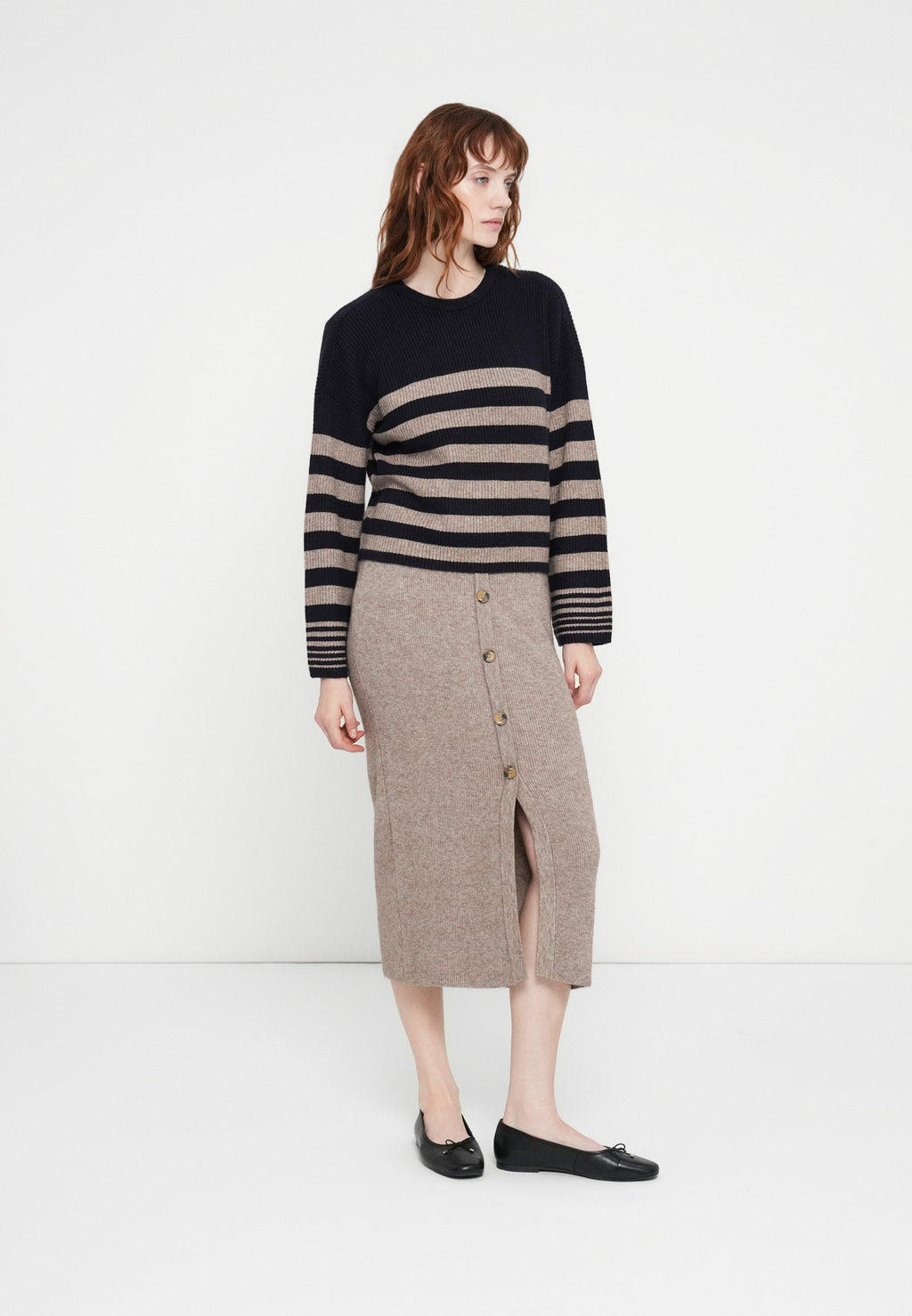 ONLY ONLIBI BUTTON SKIRT
