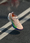 Nike Performance VAPORFLY 4 EK - Road running shoes - silt red/green shock/fire pink/bright ceramic/persian violet/spruce aura