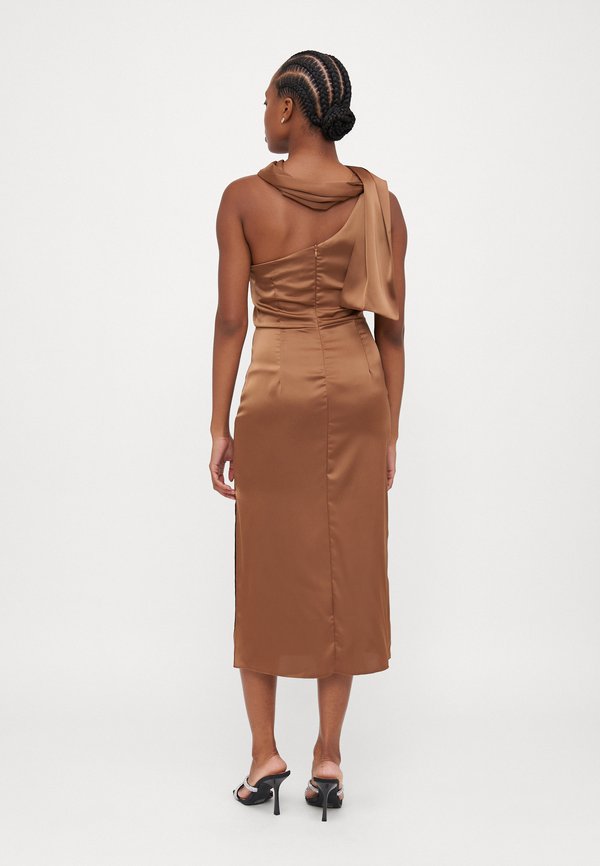 WAL G PETITE ROXXY SCARF DETAIL MIDI