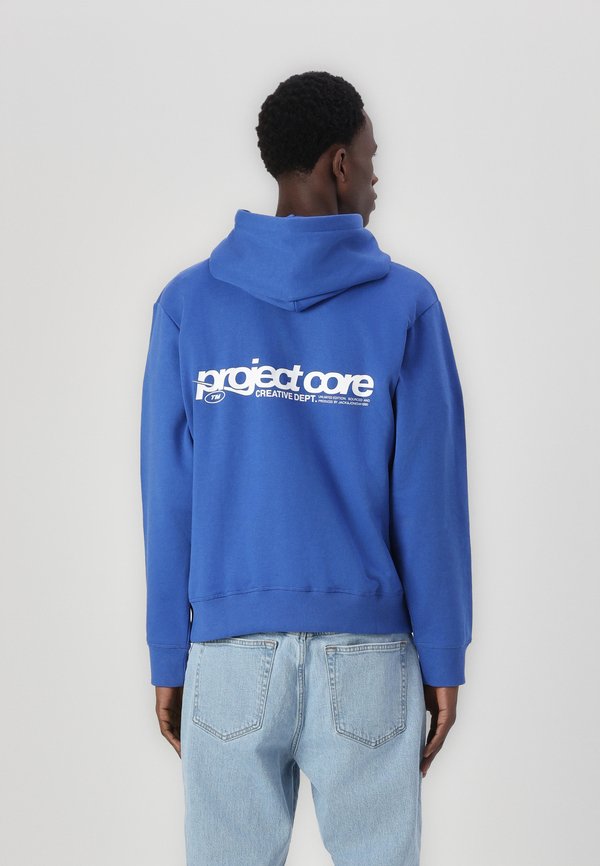Jack & Jones Backprintet - Hoodie - beaucoup blue