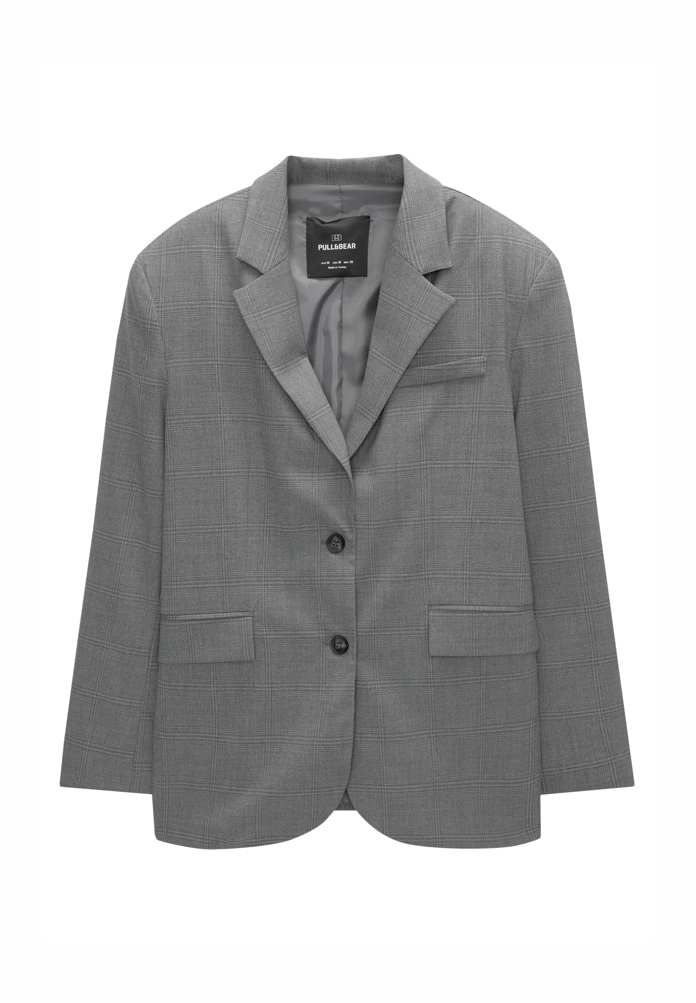 PULL&BEAR CHECK OVERSIZE