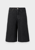 adidas Originals FIREBIRD - Denim shorts - true black denim
